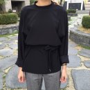 D00036 | 메종드바이, 오피스룩, 벨트 블라우스, 슬림 팬츠, 울 팬츠, 데일리룩 - 11.7 마켓