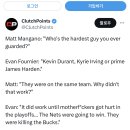 포니에 : Kevin Durant, Kyrie Irving or prime James Harden이 가장 막기 힘들었다 이미지