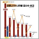 [펌] '코로나19 나라별 검사수 비교' 한눈에 보는 그래프 이미지