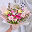 비누꽃 바구니 제작 | [보담꽃집] 의정부 졸업식꽃다발 비누꽃다발 과일바구니 꽃바구니