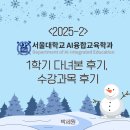 경상국립대학교 대학원 | 서울대 AI융합교육학과 1학기 (2025-2학기) 만족도, 수강 과목 후기