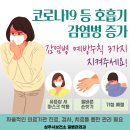 코로나19 증가, 손씻기와 기침예절 지켜야 합니다 이미지