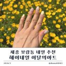 호려울마을604동앞 | 세종 보람동네일 추천 헤이네일 이달의아트 봄꽃네일 실물 너무 예뻤던 후기