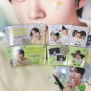 메가커피 팝빙팥빙 파르페랑 위시 굿즈 엠디와 재희 컵홀더
