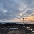 풍차와해넘이 이미지