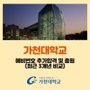 가천대 논술 예비번호 추가합격 및 충원(최근 3개년 19~21년 비교 구.적성고사 기준) 이미지