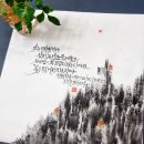 초승달캘리