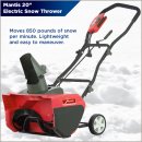 소형제설기 Mantis 20” Electric Snow Thrower, 맨티스제설기 이미지