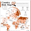 매핑: 국가별 투자 위험 이미지
