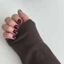 마이 진네일 | 겨울 딥버건디 원컬러 젤네일 / 마이제니뷰티 다산 네일 후기