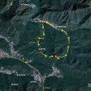 고송민박 | 괴산 아가봉 옥녀봉 599m (괴산35명산, 행운민박=>아가봉=>옥녀봉=>갈론계곡[갈은구곡]=>원점복귀)
