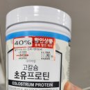 내추럴 박스 프리미엄 고칼슘 초유 프로틴 후기