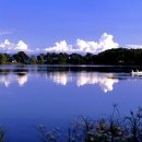 호수풍경 이미지