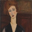 【모딜리아니 Amedeo Modigliani(1884~1920)】 " Anna Zborowska, 안나 즈보로브스카 초상, 1917 이미지