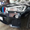 일산 수입차 범퍼 도색 전문업체 - 인천에 비엠더블유 BMW X4 범퍼 카본블랙 부분도색 이미지