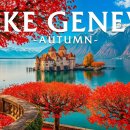 Autumn in Lake Geneva 4K UHD 🍁 Golden Vineyards, Peaceful Shores &amp; Alpine 이미지
