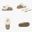 2082 | 호주어그 오즈웨어 머핀 플러피 스트랩 슬리퍼 구매후기/어그밴딩슬리퍼/37(235)/구매처/사이즈팁...