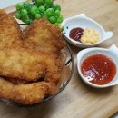 치킨텐더 만들기 닭안심 튀김 요리 이미지