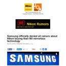 [기업정보] '삼성의 미러리스 기술을 니콘이 인수한다.'는 소문이 인터넷을 뜨겁게 달구고 있습니다. 이미지