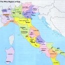 이탈리아 와인 생산지 지도와 와인 등급 구분 이미지