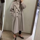 더네이비랩 | 한혜진 막스마라 코트 295만원 직구 후기,귀한 네이비 마담코트 입고 26년 신상