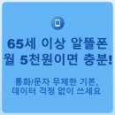 스마트폰 초급반(65세 이상) | “5천 원이면 충분해요” 65세 이상 알뜰폰 요금제 총정리