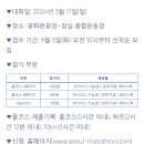 2024년 서울마라톤 접수안내 (2024년 강동마라톤 공식대회) 이미지