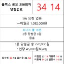 플렉스 로또 250회차 당첨자 이미지