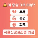 율신 | 육아맘 자율신경실조증 자가진단 체크리스트 | 회복·치료 기간 정리
