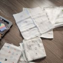 세탁이야기 | 아기손수건 세탁 언제부터, 타이니모빌 수유시트 세탁 당근 출산전 빨래 루틴