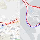 보라지구 입구 삼거리 이미지