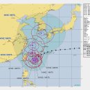 제 11호 태풍 힌남노(HINNAMNOR) 예상경로 (2022년 9월 1일 현재) 이미지