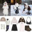 파인글로브 | 권은비 무스탕, 패딩, 퍼부츠 겨울 데일리룩