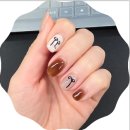 소만로 | [행신] 네일 해윰 가을 네일 | 시럽 브라운 &amp; 투톤네일 대만족 후기