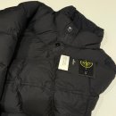 S.L.K | 스톤아일랜드 크링클랩스 논후드 숏패딩 블랙 S,M,L,XL 착용샷 실측 리뷰 후기 K2S154100010S0A23-V0029