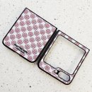 GRIMM(그림) | 핸드폰 케이스 추천 GRimm GRimm 하트 핑크 스마일 갤럭시 Z 플립 글라스 범퍼 케이스 감성 일러스트 후기