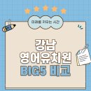 킹스키즈잉글리시영어교습소 | 강남 영어유치원 BIG5 비교(게이트, PSA, AGI, 킹스키즈, DEP)