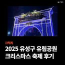 유림공원 | 2025년 대전 유성구 유림공원 크리스마스 축제 후기