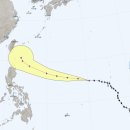 괌을 강타한 2호태풍 미와르 한미일 예상경로 이미지
