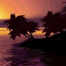 카리브의 일몰 이미지