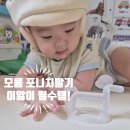 이앓이 본격적으로 시작한 7개월 아기 치발기추천! 모윰 손목치발기 포니치발기 후기😽