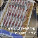 조천 | [제주] 제주도 고등어회 맛집 "미영이네" 2호점 조천점 후기