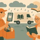 배송자 | 장마철에도 책이 집 앞으로! ‘북나름’ 도서관 배송 서비스의 감동