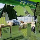 6-286 TS | 목포 코리아오픈 배드민턴 기념 티셔츠 249TS011U 구매 후기 요넥스 공용 오버핏 반팔 85 사이즈 착샷...