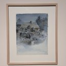 드로잉 풍경과 수채화 | 일러스트레이터 타샤튜더 주말 잠실전시회 데이트 일러스트 드로잉 수채화 미디어아트 전시