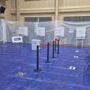 제21대 대통령선거 6.3.투표소 설치 완료 임동초등학교 체육관 이미지