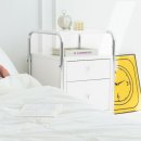 모던하고 깔끔한 디자인의 e스마트 스텔라 침대 틈새 서랍 미드센추리 협탁