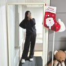 데일리-룩 | 기모트레이닝세트 이노에 겨울 여성 셋업 데일리룩 후기