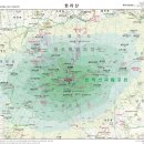 한라산 등산지도, 산행지도, 등산코스, 산행코스 및 제주도 관광 안내지도 이미지