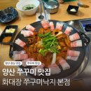양산역 앞 | 양산역 쭈꾸미 맛집 직화쭈꾸미 화대장쭈꾸미 방문 후기